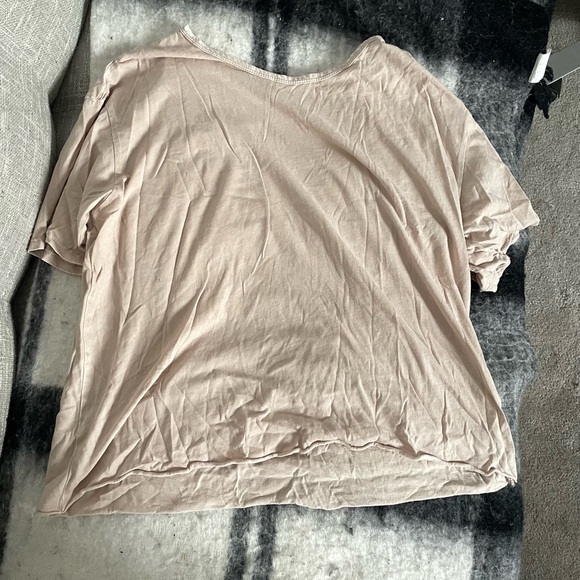 Caution To The Wind Light Pink Short Sleeve Tee - Picture 1 of 3